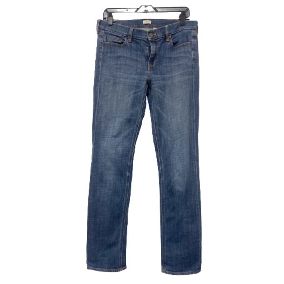 J. Crew Straight Leg Denim Blue Jeans Size 29 - Picture 1 of 8
